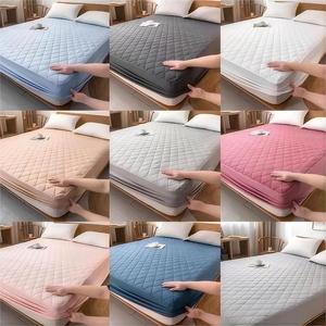 Protège-<span class=keywords><strong>matelas</strong></span> en coton certifié OEKO-TEX, personnalisable avec impression de motifs et de couleurs, drap-<span class=keywords><strong>housse</strong></span> à poches profondes pour la maison et l'hôtel - Product Image 3
