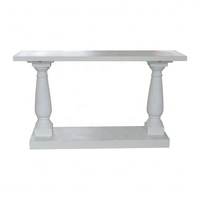 Hl291 balustrades de Style français européen fabriqués à la main classique Unique en bois recyclé entrée couloir Table Console en bois