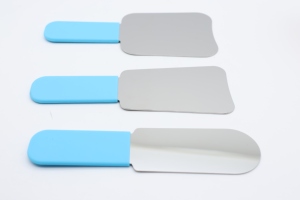 Espejo oclusal dental con mango de silicona azul, reflector intraoral de vidrio con baño de rodio para fotografía oral - Product Image 5