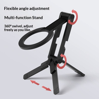 Trépied magnétique transfrontalier le plus vendu pour téléphones portables, prise de vue portable, photographie de bureau, diffusion en direct, portable