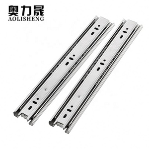 10 pouces Trois Sections Pleine Traction Roulement À Billes En Acier Inoxydable Anti-rouille Armoire Durable Meubles Tiroir Glissière - Product Image 6