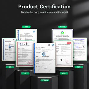 <span class=keywords><strong>Cargador</strong></span> Gan Merryking con Enchufe Europeo, Certificado CE RoHs, <span class=keywords><strong>Cargador</strong></span> Rápido de 65 W, <span class=keywords><strong>Cargador</strong></span> Gan de 65 Vatios para Pantalla Digital - Product Image 2