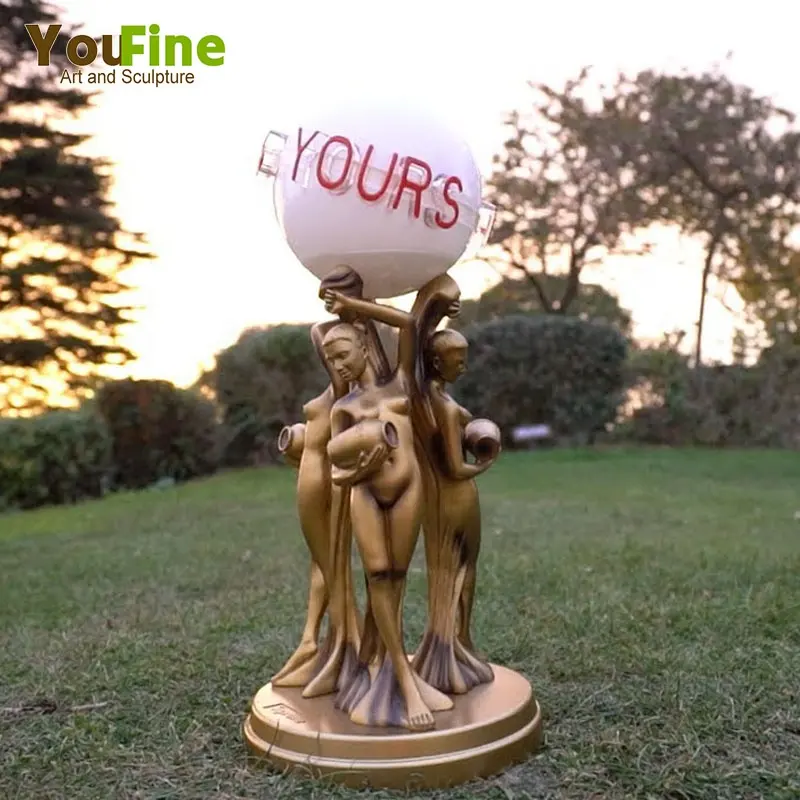 High Quality Full Size Bronze The World Is Yours Statue for Sale