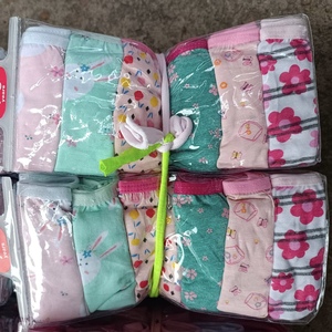 مصنع الاطفال القطن لطيف الفتيات الكرتون القطن مثلث الاطفال سراويل داخلية الاطفال 6 حزمة واحدة - Product Image 1