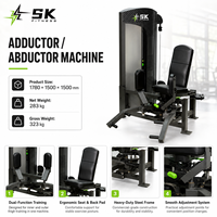 Mesin Latihan Kaki SK Leg Extension & Leg Curl 2 in 1, Mesin Beban Pin Loaded, Peralatan Gym untuk Latihan Kekuatan Tubuh Bagian Bawah