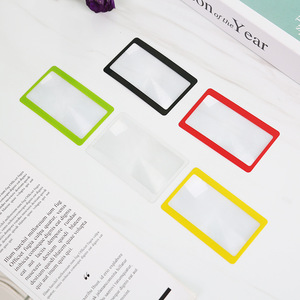 Pvc fresel लेंस शीट क्रेडिट कार्ड 3x चुंबक पढ़ने के लिए 3x मैग्नीफायर - Product Image 5