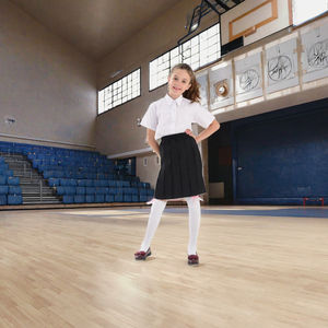 Camisa Escolar Blanca Personalizada para Niñas, Manga Corta y Cuello Fusionado, Suministro de Fábrica para Uniformes Escolares Infantiles - Product Image 3