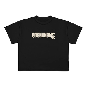 เสื้อยืดพิมพ์ลายกราฟิกส์เฮฟวีเวตเชิ้ตโอเวอร์ไซส์สไตล์วินเทจทรงสูงทรงโอเวอร์ไซส์เข้ารูปคอกลมพิมพ์ลาย - Product Image 3