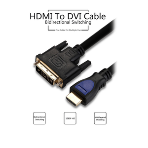 El precio más barato Convertidor DVI 24+1 a HDMI Cable <span class=keywords><strong>de</strong></span> 3 m HDMI a DVI Macho a macho Transferencia bidireccional para PS4 HD - Product Image 1