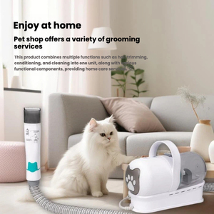 Kit de Aseo para <span class=keywords><strong>Perros</strong></span> de 400W con Bajo Nivel de Ruido, Cortadora de Pelo para Mascotas con Succión al Vacío, Cepillo de Aseo, Set de Limpieza y Eliminación de Pelo Suelto - Product Image 5