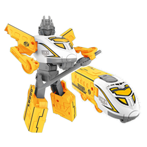 Figura de acción transformable de <span class=keywords><strong>robot</strong></span> 3 en 1, juguete educativo para montar en tren - Product Image 2
