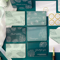 Ensemble de cartes de remerciement personnalisées avec enveloppe, carte de message cadeau pour emballage, carte à insérer pour cadeau de mariage, vente en gros