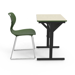 Hai chỗ ngồi trường máy tính bàn và lớp học hoạt động bảng trường Bàn và ghế - Product Image 4