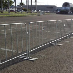 6 piedi di alluminio in acciaio zincato <span class=keywords><strong>Mobile</strong></span> pieghevole controllo della folla barricata di sicurezza barriera pedonale recinzione per eventi