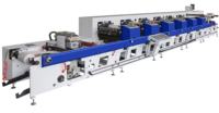 Machine d'impression flexographique 8 couleurs SR-350-8 avec système de découpe servo, structure en ligne 180 m/min, imprimante papier à séchage UV Energy Star