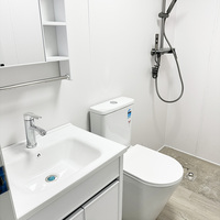 Maison conteneur extensible moderne en acier galvanisé de 20/40 pieds, 1 à 4 chambres, fournie directement par l'usine