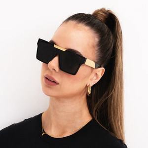 LMA 3403 Fashion Vintage UV400 Women Luxury Designer Custom Logo Shades Men Gold Metal Black <b>Frame</b> High Quality Sunglasses 2024 - Product Image 3