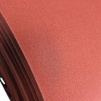 Rouleau de mousse de silicone à cellules ouvertes SHR-16-10, densité 160 kg/m³, épaisseur 10 mm, rouge, pour table de presse à chaud