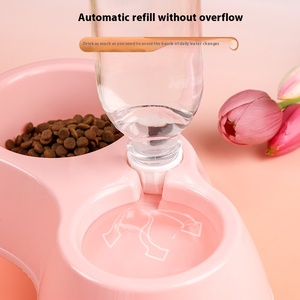 All'ingrosso Pet Feeder doppia ciotola da viaggio per interni/esterni cane cane Dispenser acqua per piccoli gattini Pet Dog ciotola - Product Image 5