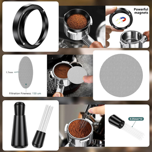 Juego <span class=keywords><strong>de</strong></span> 7 Accesorios para Barista <span class=keywords><strong>de</strong></span> Espresso con Prensador <span class=keywords><strong>de</strong></span> Café, Herramienta WDT, Estación <span class=keywords><strong>de</strong></span> Prensado y Distribuidor <span class=keywords><strong>de</strong></span> Café para Cafetería - Product Image 6