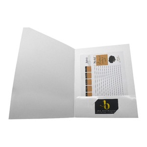 Recommend Trending Custom Luxury Gold Foil <b>Printing</b> Logo <b>A4</b> <b>Paper</b> File Folder with Two Pockets for Business Promotion - Product Image 6