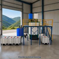 5000L PCE Karıştırma Tankı PE veya Paslanmaz Çelik a B Malzeme Ön Karıştırma ve Yüksek Dozajlı Üretim Sistemi FRHSPCE-5000