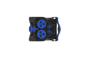 Carrito Plegable de Doble Capa de Grado Comercial, Material PP, Estructura de Cuatro Ruedas, Plataforma, Cestas Extraíbles, Ruedas, Se Acepta OEM/ODM - Product Image 3