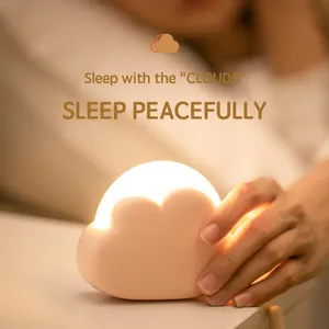 Original Cloud Mini Night Light USB Type C Charging Rechargeable Battery Night Light Clouds Shape For Baby Kids