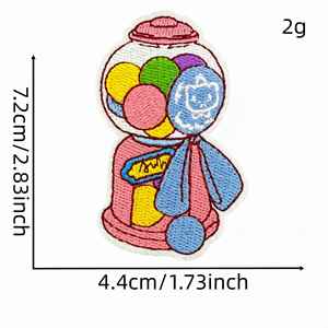 <b>Sweet</b> Style Cute Embroidery Iron on <b>Personalized</b> Girl Patches - Product Image 3