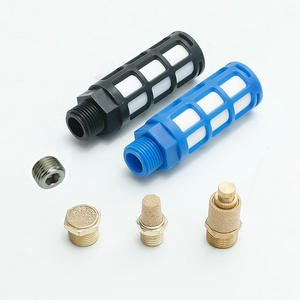 Silenciador Neumático BSL-M5 Totalmente de Cobre, Cabeza Plana MSL-01 y Ajustable SSL-02 con Tapón de Plástico PSL-04, BD OEM Personalizable - Product Image 1