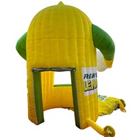 Stand de Boissons Gonflable Commercial Personnalisé et Durable en Forme de Citron, Tente Gonflable pour Fête Thème Enfants