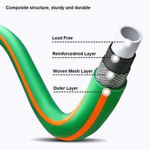 Tuyau d'arrosage flexible extensible en PVC vert HARDEN Tuyau d'arrosage flexible Tuyau d'arrosage et enrouleurs Produit 633211 -633235 - Product Image 2
