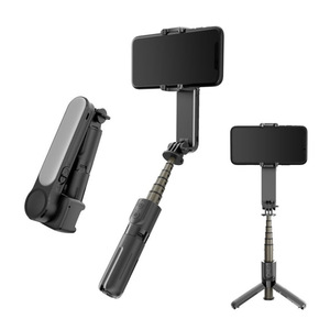 <span class=keywords><strong>L09</strong></span> 1- <span class=keywords><strong>Estabilizador</strong></span> de cardán con trípode y luz de relleno para palo selfie, para grabación de videos cortos de TikTok con teléfono móvil - Product Image 2