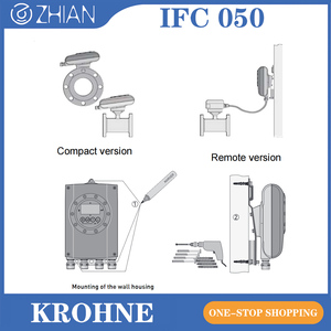 เครื่องวัดการไหลของของเหลวแบบแม่เหล็กไฟฟ้า KROHNE OPTIFLUX และตัวแปลงสัญญาณ WATERFLUX IFC 050 - Product Image 4