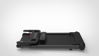 Tapis roulant électrique pliable intelligent avec design incurvé et écran LED pour la remise en forme à domicile et l'entraînement cardio