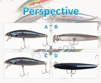 Leurre Minnow Artificiel Rigide de Pêche, Peinture Bionique, Taille Petite 84mm 28g, Type Jerkbait, Coulant, Modèle Haut de Gamme