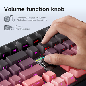 MCHOSE Keyboard mekanik dudukan Gasket G98 V2, papan ketik Gaming tri-mode dapat ditukar - Product Image 4