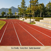 Revêtement de sol sportif EPDM multicouche de qualité professionnelle 400m, anti-âge, résistant à la corrosion, pour stades scolaires, couleur personnalisée