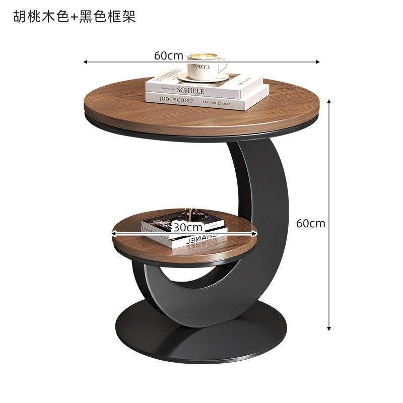 Cadre noir [Finition grain de bois noyer]