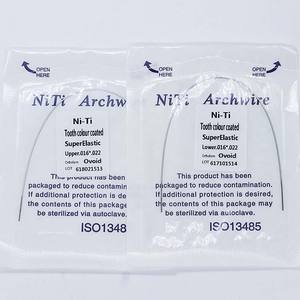 ฟันปลอมวัสดุผลิตภัณฑ์ทันตกรรมสายเคลือบ Niti ทันตกรรมจัดฟัน Archwire - Product Image 2