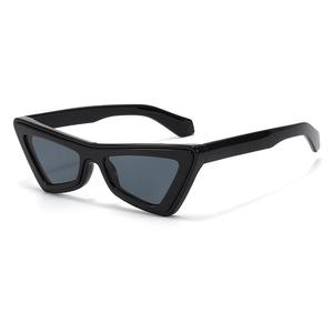 Lunettes de soleil personnalisées à monture triangulaire style Ins, lunettes de soleil pour femmes style Ins, style streetwear européen et américain - Product Image 6