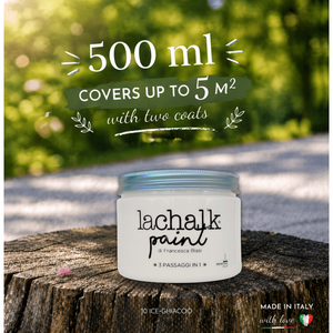 10 ICE 500 ml LaChalk the evolution of <b>chalk</b> paint Where <b>chalk</b> meets resin: Hybrid <b>Chalk</b> Resin Paint made in Italy - Product Image 2
