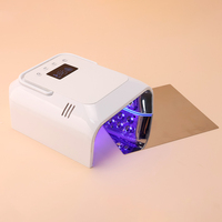 Lampe de séchage pour ongles rechargeable, nouvelle génération, 108W, 42 ampoules, ventilateur de refroidissement intégré, idéale pour le gel de construction pour éviter la surchauffe