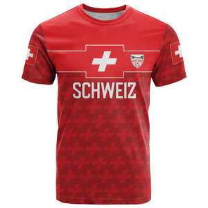 Camiseta de Fútbol de Manga Corta de la Selección Nacional de <span class=keywords><strong>Suiza</strong></span> para la Copa Mundial de Fútbol 2026, Impresión por Sublimación, Prenda Deportiva Informal Esencial para Aficionados - Product Image 4