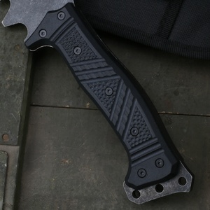 มีดพก Trident OEM DIY เกรดคอมแบต ใบมีดสแตนเลส ด้ามพลาสติก ปลายหยดน้ำ ความหนา 8 มม. รับประกัน 1 ปี - Product Image 2