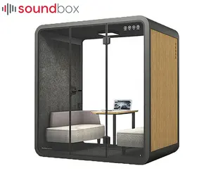 Office Booth Silence Pod Coworking Space Einfache Installation Meeting Pod für 6 Personen Isolation Booth Acoustic