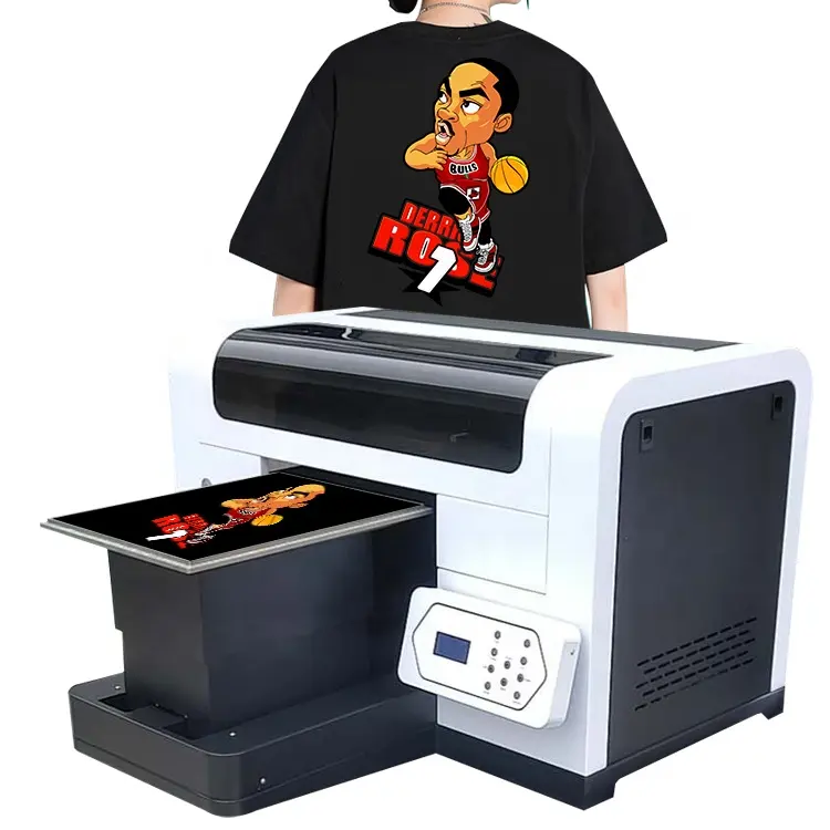 Máquina de impressão da camiseta do tamanho a2 a3 dtg com ce direto à impressora