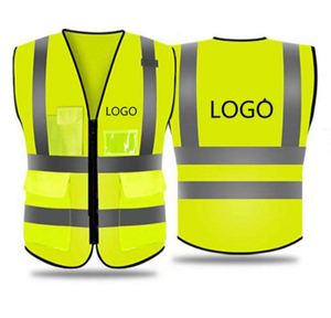 เสื้อกั๊กสะท้อนแสงเพื่อความปลอดภัยในการทำงานสำหรับงานก่อสร้างบนถนน - Product Image 1