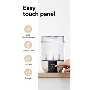 <span class=keywords><strong>Esterilizador</strong></span> <span class=keywords><strong>de</strong></span> <span class=keywords><strong>Biberones</strong></span> Eléctrico Vision con Botón Táctil Multifunción, Gran Capacidad para Bebés <span class=keywords><strong>de</strong></span> 0 a 12 Meses, Ideal para Familias con Múltiples Niños - Product Image 2