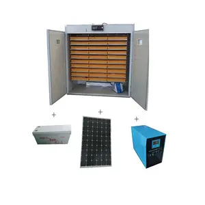 Painel solar de 5280 ovos, ovo de galinha automático para incubadora à venda/incubadora solar